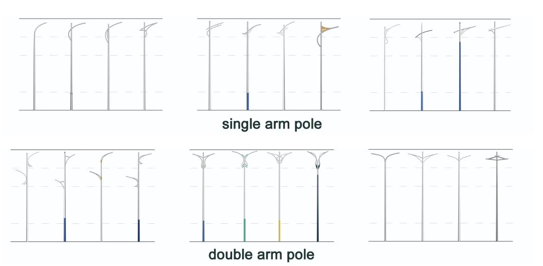 Solar Street Light Pole Street Light Post