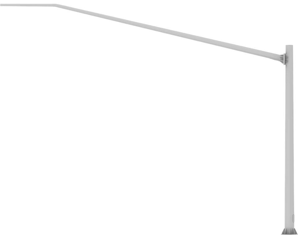 Customizable L-shaped Traffic Pole Galvanized Pole