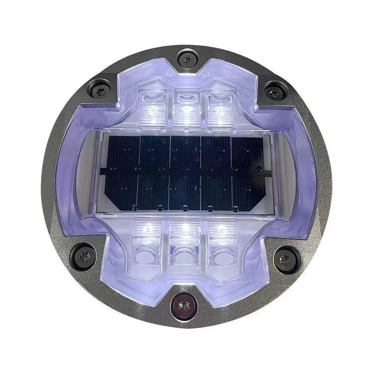 Recessed Solar Cast Aluminum LED Road Stud Traffic Safety Products