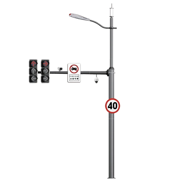 Integrated Smart Pole All-in-One Road Monitoring, Traffic Signal, Streetlight & Signage System technical data