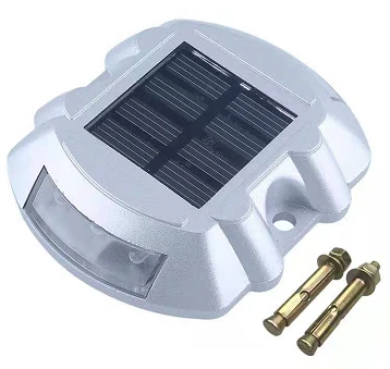 Solar Cast Aluminum LED Road Stud High Intensity Warning Light Traffic Safety Products