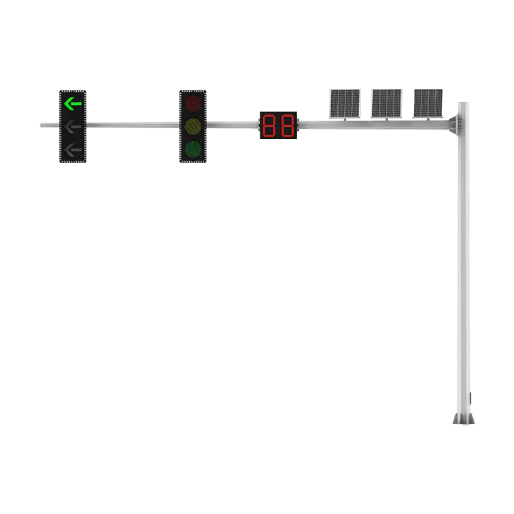 Solar Traffic Signal Light Poles Traffic Light
